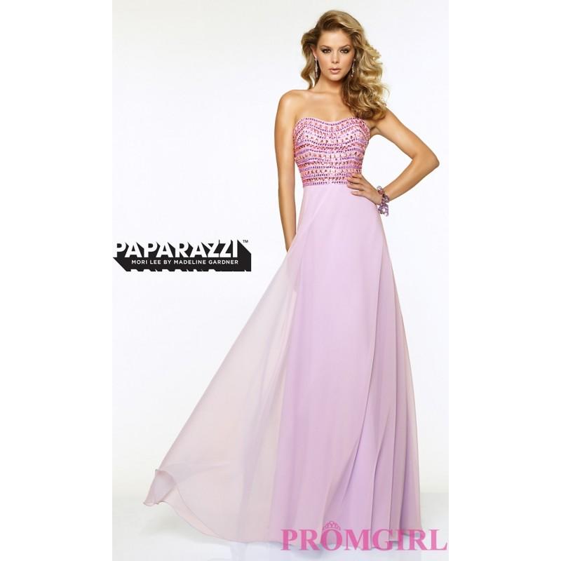 زفاف - Strapless Mori Lee Prom Dress - Brand Prom Dresses