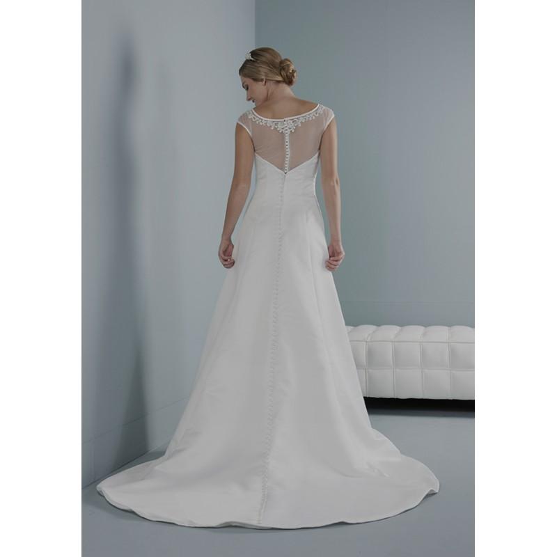 Wedding - romantica-purebridal-2014-belva-back - Stunning Cheap Wedding Dresses