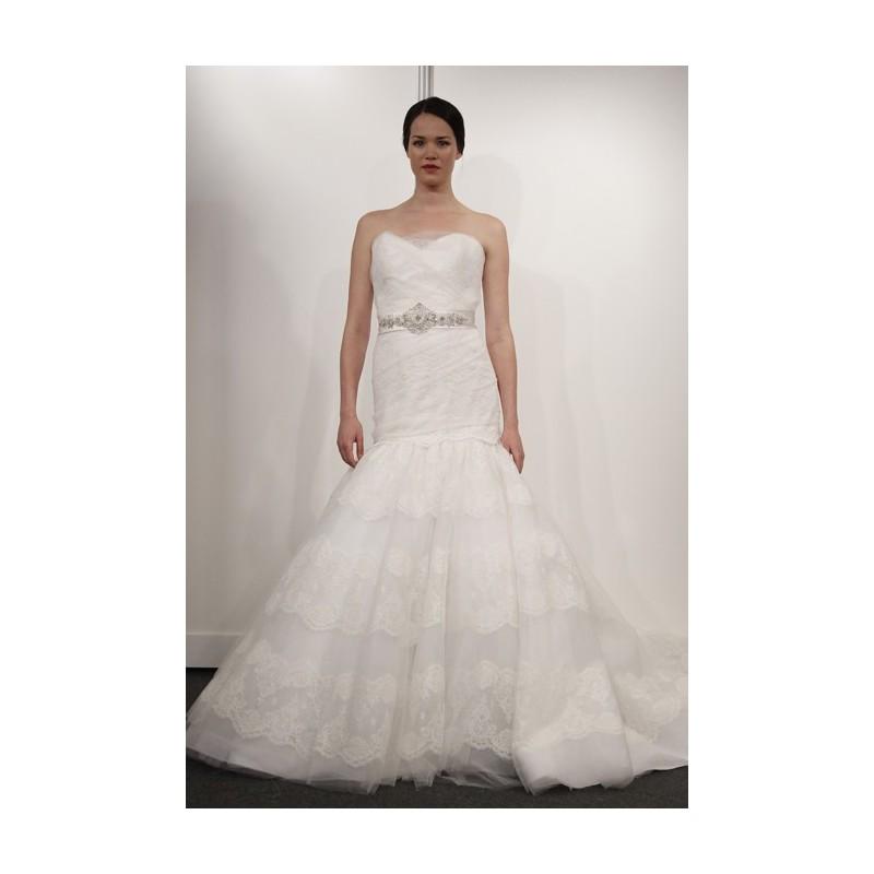 زفاف - Eve of Milady - Spring 2013 - Style 1482 Strapless Lace and Tulle Mermaid Wedding Dress - Stunning Cheap Wedding Dresses