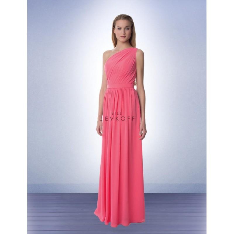 Hochzeit - Bill Levkoff 991 One Shoulder Chiffon Bridesmaid Gown - Brand Prom Dresses