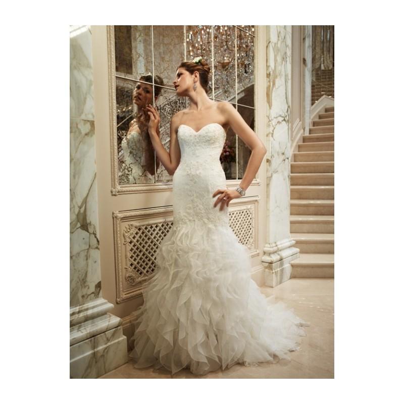 Mariage - Casablanca Bridal 2096 Ruffle Mermaid Wedding Dres - Crazy Sale Bridal Dresses