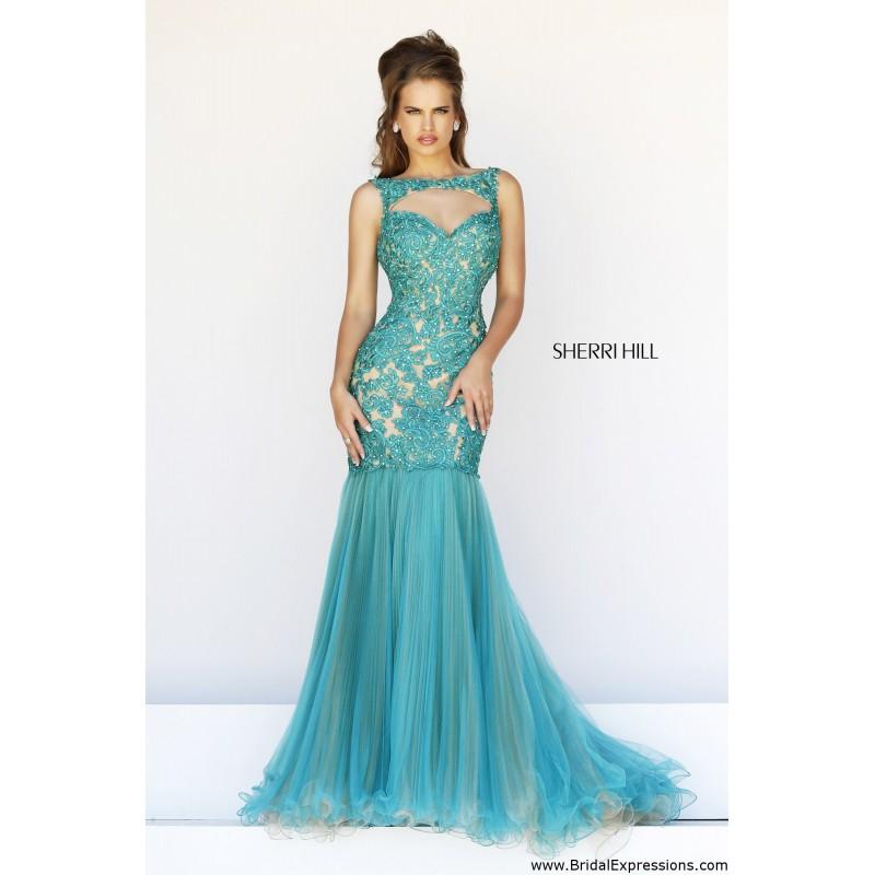 Hochzeit - Sherri Hill 21305 Cap Sleeve Mermaid Prom Dress - Crazy Sale Bridal Dresses