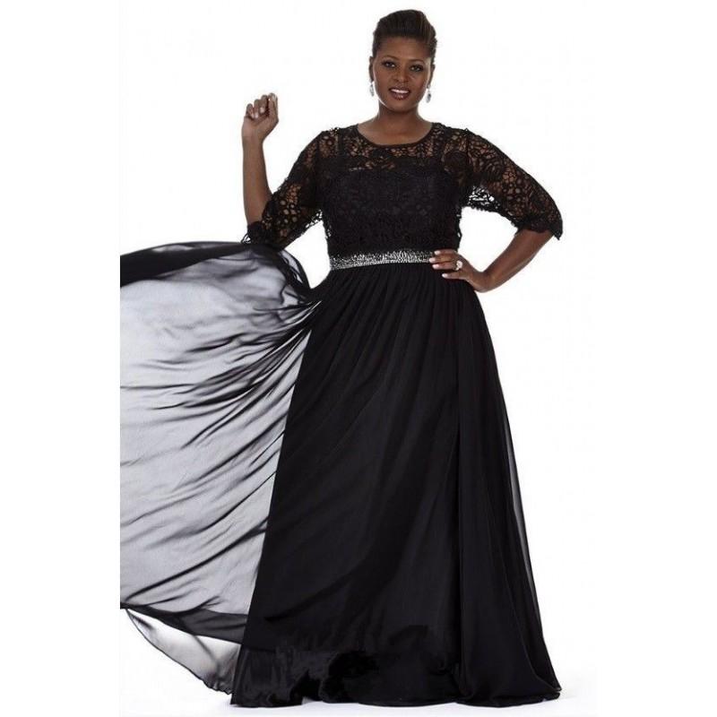 زفاف - Sydneys Closet SC4075 Plus Size MOB Gown - Brand Prom Dresses
