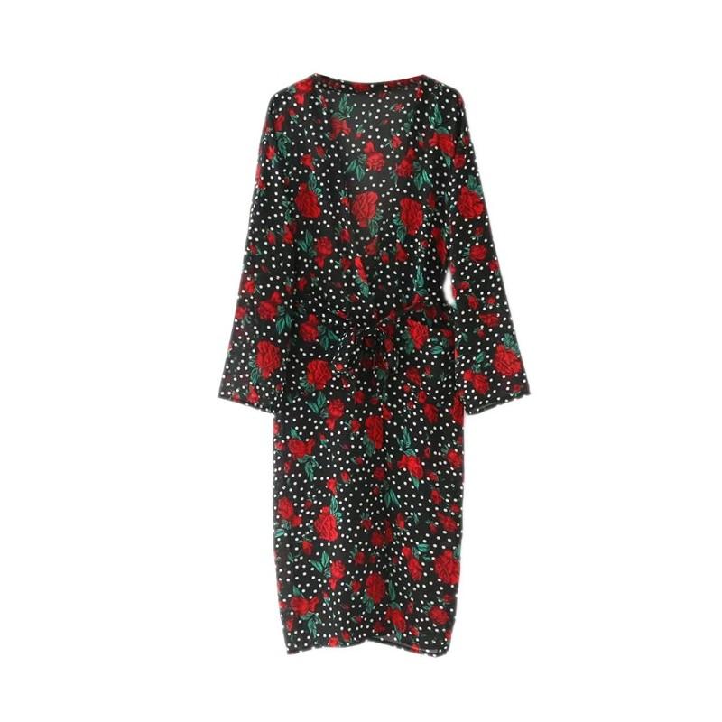 Hochzeit - Must-have Vogue Printed Slimming Floral Summer Top Cardigan Coat - Lafannie Fashion Shop