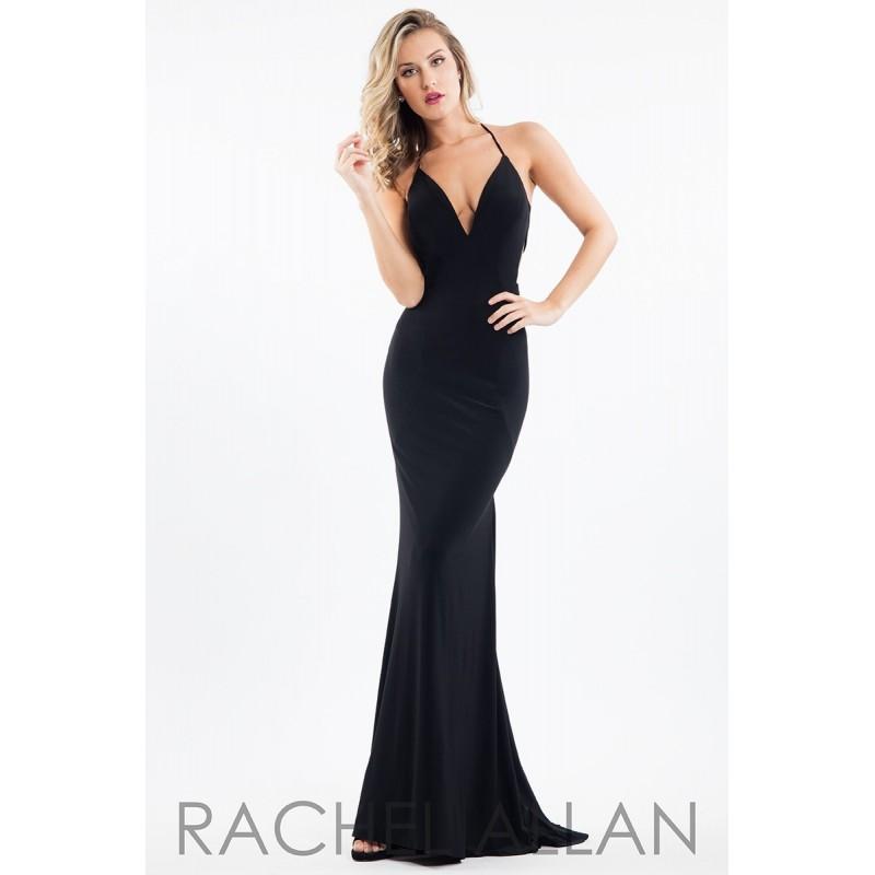 Hochzeit - Rachel Allan LBD L1004 Dress - Rachel Allan Short and Cocktail Fitted V Neck Short Dress - 2018 New Wedding Dresses