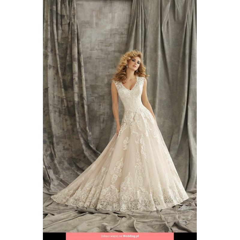 Mariage - Mori Lee - 1344 Angelina Faccenda 2016 Floor Length V-neck Classic Sleeveless Long - Formal Bridesmaid Dresses 2018