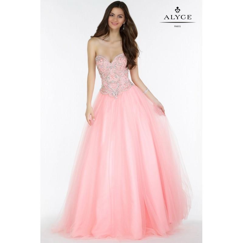 زفاف - Pink Alyce Prom 6726-17 Alyce Paris Prom - Rich Your Wedding Day
