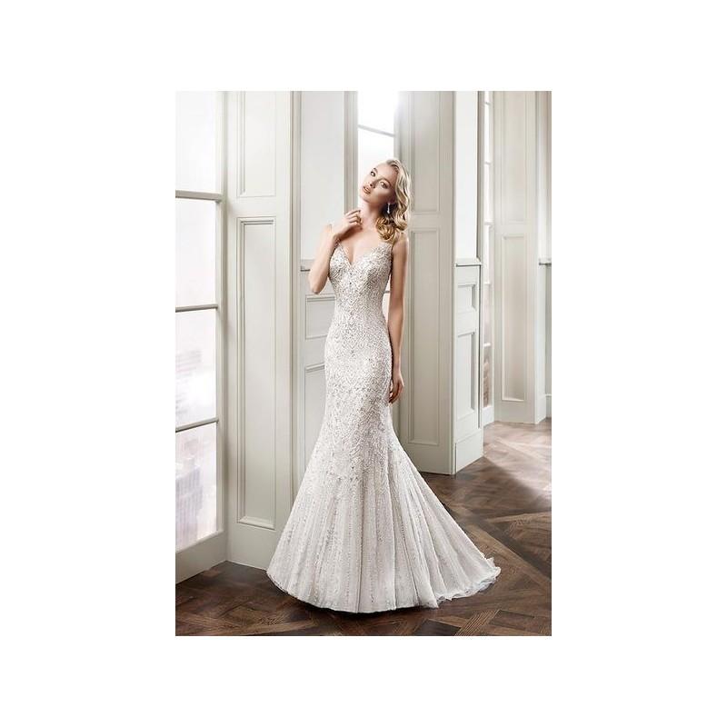 Wedding - Vestido de novia de Eddy K Modelo CT159 - 2016 Sirena Pico Vestido - Tienda nupcial con estilo del cordón
