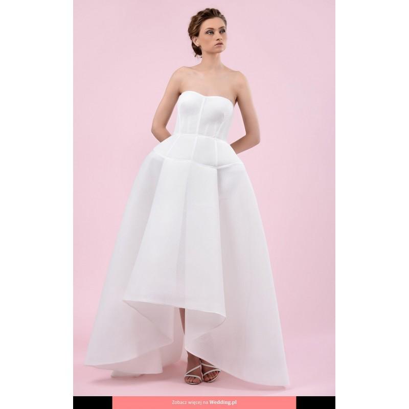 زفاف - Gemy Maalouf - W16 4482D 2016 Below knee Straight Princess Sleeveless Long - Formal Bridesmaid Dresses 2018