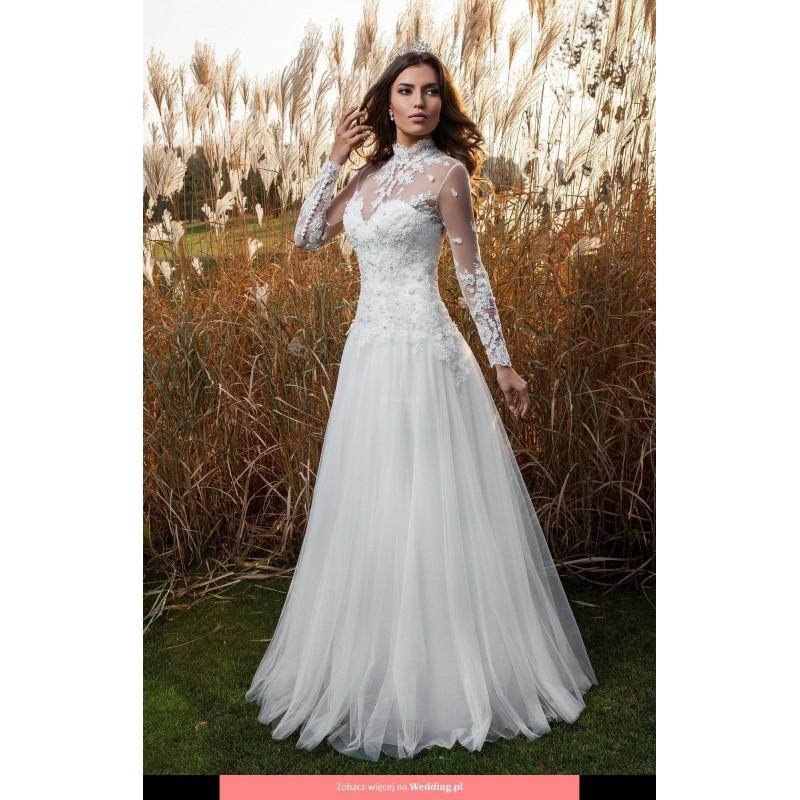 Wedding - Ricca Sposa - 16 - 046 Fairy Forest 2016 High Neck Classic Long sleeve No - Formal Bridesmaid Dresses 2018