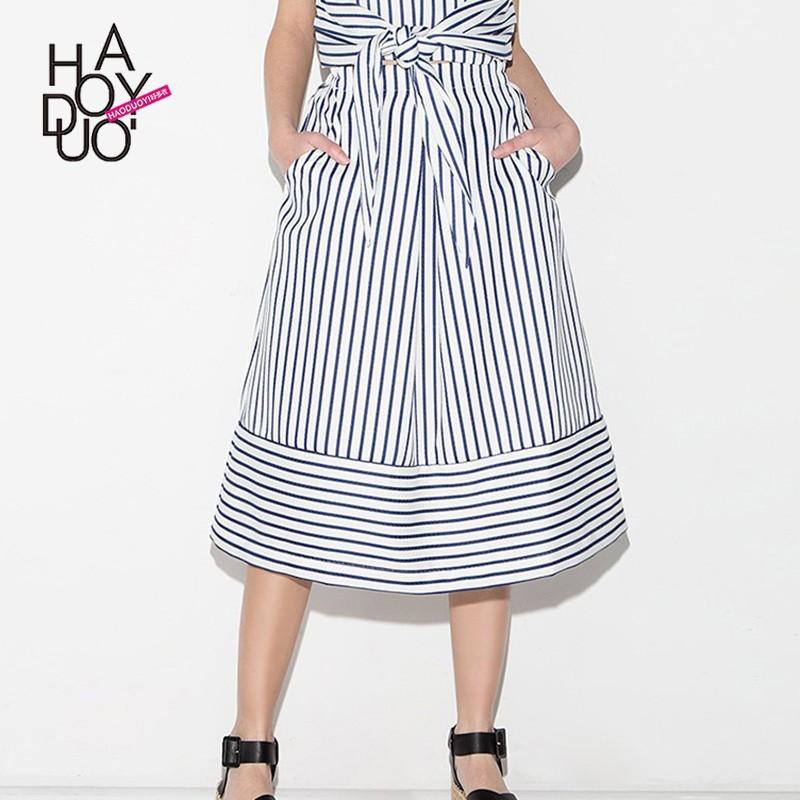 Mariage - Vogue Slimming Summer Stripped Skirt - Bonny YZOZO Boutique Store