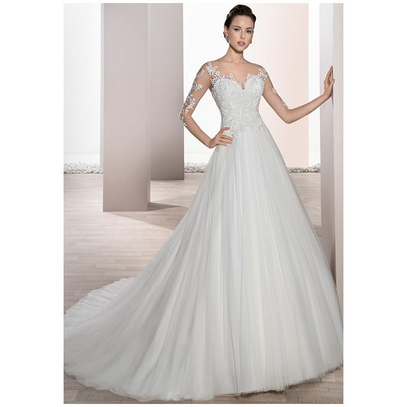 زفاف - Demetrios 676 - Ball Gown Sweetheart Floor Chapel Tulle Embroidery - Formal Bridesmaid Dresses 2018