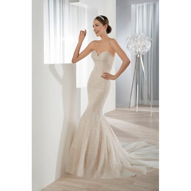 زفاف - Style 609 by Sensualle by Demetrios - Fit-n-flare Sweetheart Tulle Chapel Length Sleeveless Floor length Dress - 2018 Unique Wedding Shop