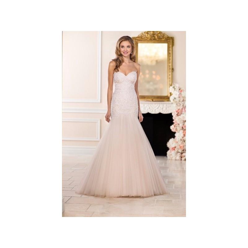Wedding - Stella York 2018 Sirena Palabra de honor - Tienda nupcial con estilo del cordón