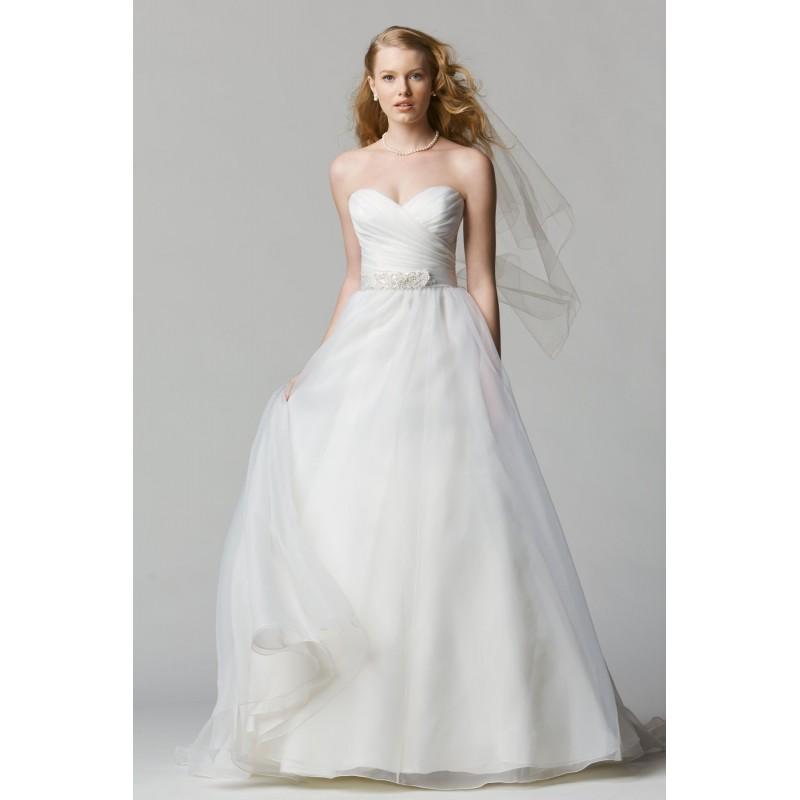Wedding - Wtoo by Watters Siena 12005 Strapless Sweetheart Organza Wedding Gown - Crazy Sale Bridal Dresses