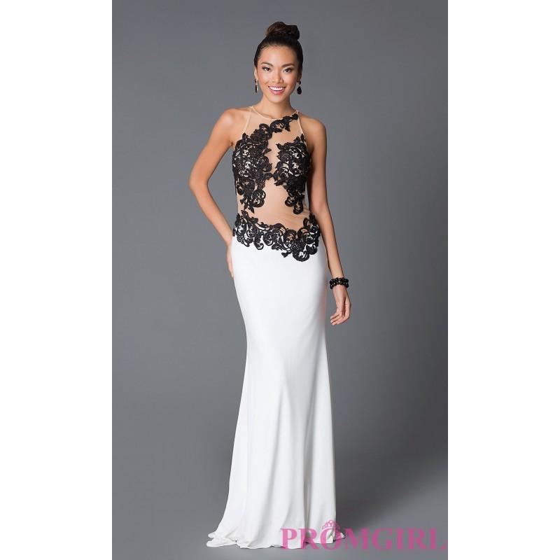 Mariage - Long Prom Dress with a Sheer Bodice JO-JVN-JVN22529 from JVN by Jovani - Brand Prom Dresses