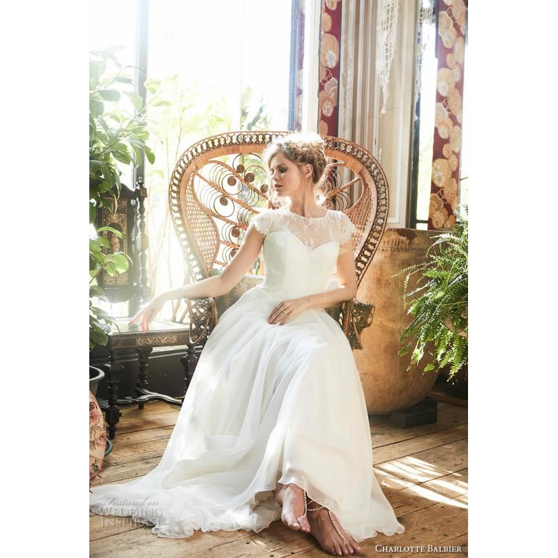 زفاف - Charlotte Balbier 2018 Tabby Sweet Illusion Bridal Gown Sweet Illusion Bridal Gown - Fantastic Wedding Dresses