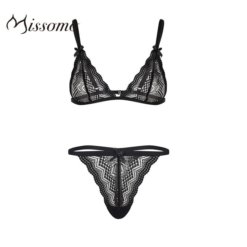 Mariage - Sexy Bow Lift Up Accessories One Color Outfit Bra Underpant - Bonny YZOZO Boutique Store