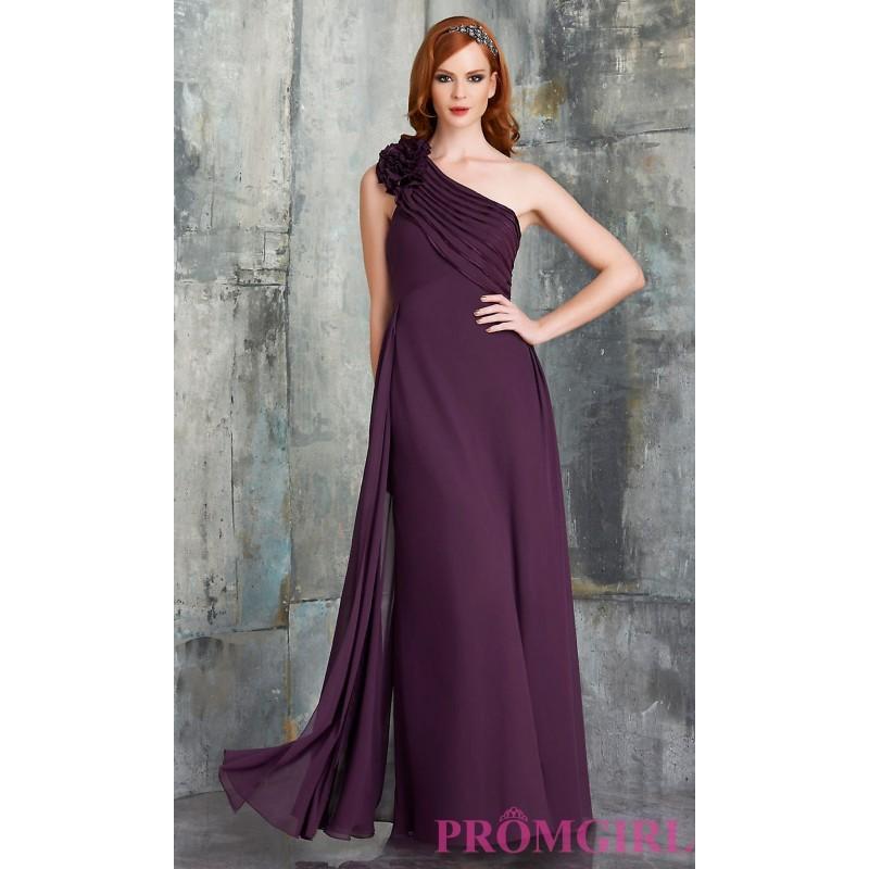 زفاف - Long Chiffon One Shoulder Bridesmaid Dress by Bari Jay - Brand Prom Dresses