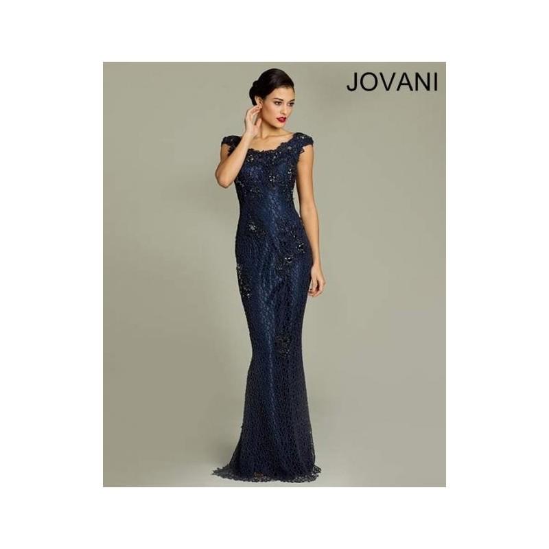 زفاف - Navy Jovani Evenings 78432 - Brand Wedding Store Online
