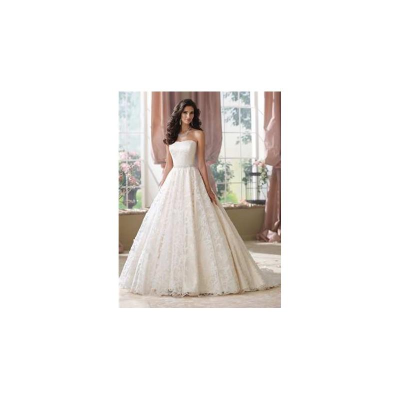 Hochzeit - David Tutera for Mon Cheri Wedding Dress Style No. 214200 - Brand Wedding Dresses
