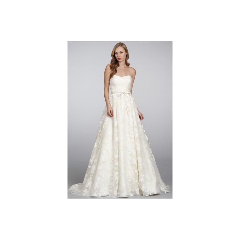 Mariage - Hayley Paige 6306 - Ball Gown Strapless Full Length Spring 2013 Ivory Hayley Paige - Rolierosie One Wedding Store