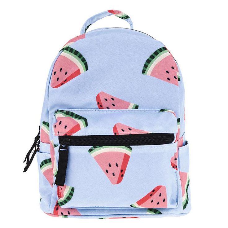 Hochzeit - Watermelon Pale Blue Mini Backpack