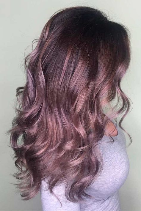 زفاف - 18 Hot Chocolate Lilac Hair Shades