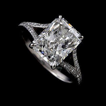 Wedding - Radiant Cut Engagement Rings