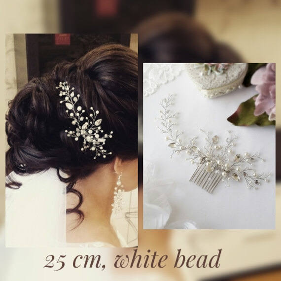 زفاف - Swarowski Bridal hair comb,Crystals Bridal Wedding, Headband,Hairpiece Bridal Hair Vine,Wedding hair-vine,pearl hair vine 231