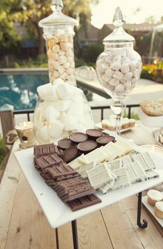 Mariage - 20 Best Of S'more Bar Wedding Food Station Ideas