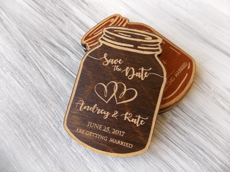 Mariage - Save the Date Magnet Sample, Wedding Save the Date Sample, Wedding Announcement, Engraved Save the Date, Wood Magnets, Wedding Invintation