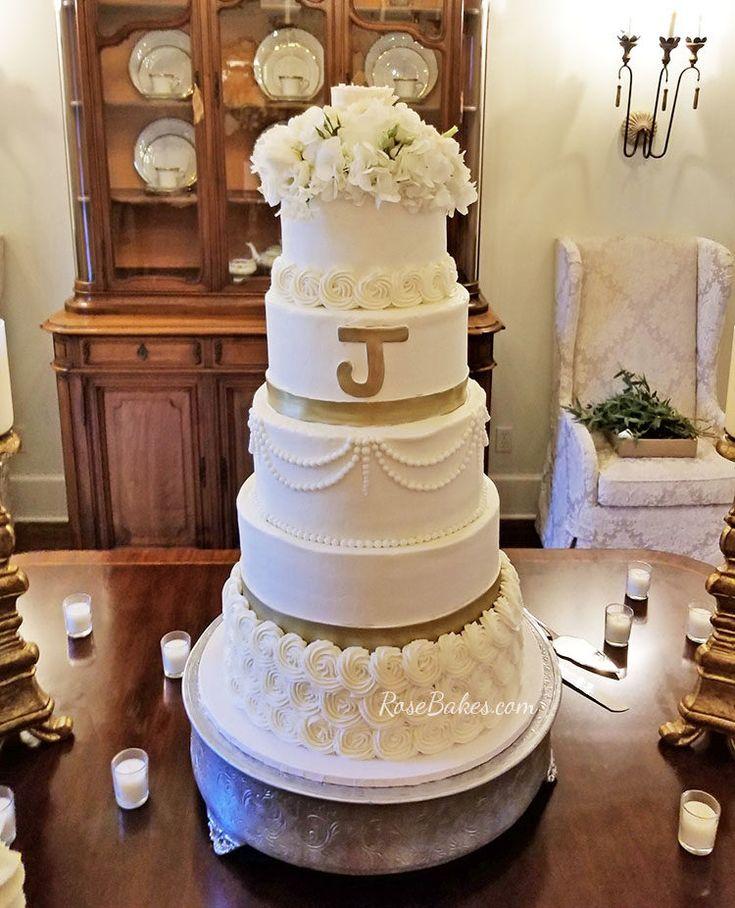 زفاف - The 6 Tier Buttercream Wedding Cake That Wasn't Meant To Be