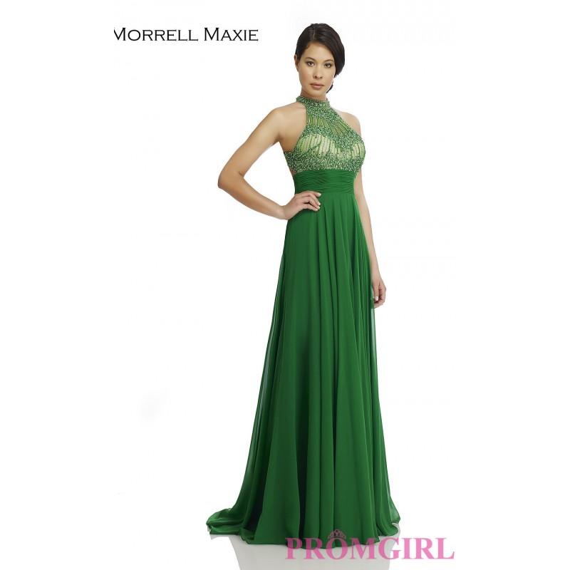 Mariage - Long High Neck Open Back Formal Gown 14913 - Brand Prom Dresses