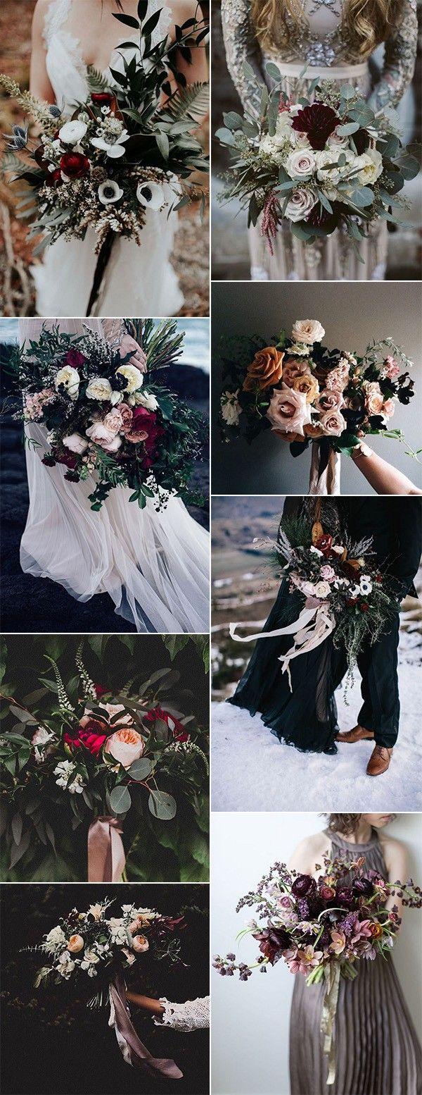 Свадьба - Top 25 Moody Wedding Bouquets For 2018 Trends - Page 2 Of 3