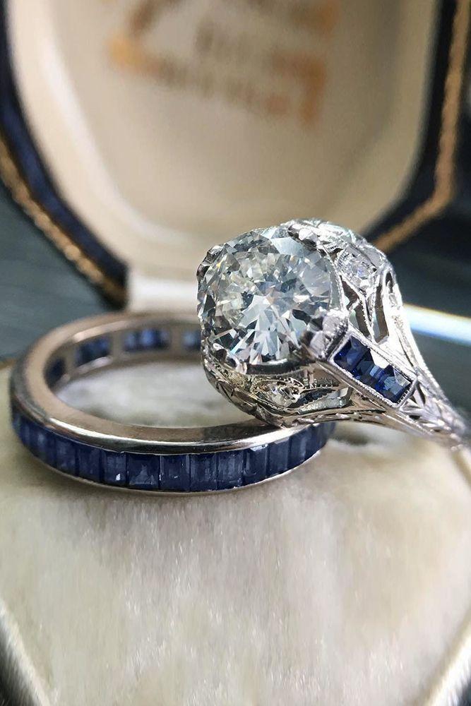 زفاف - Art Deco Engagement Rings For Fantastic Look
