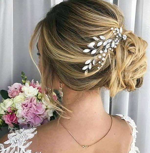 Hochzeit - Crystal Bridal Comb, Bridal Hair Comb, Wedding Hair Piece, Prom Pageant Bridesmaid, Bridal crystal comb, Wedding Hair Accessory, Headpieces