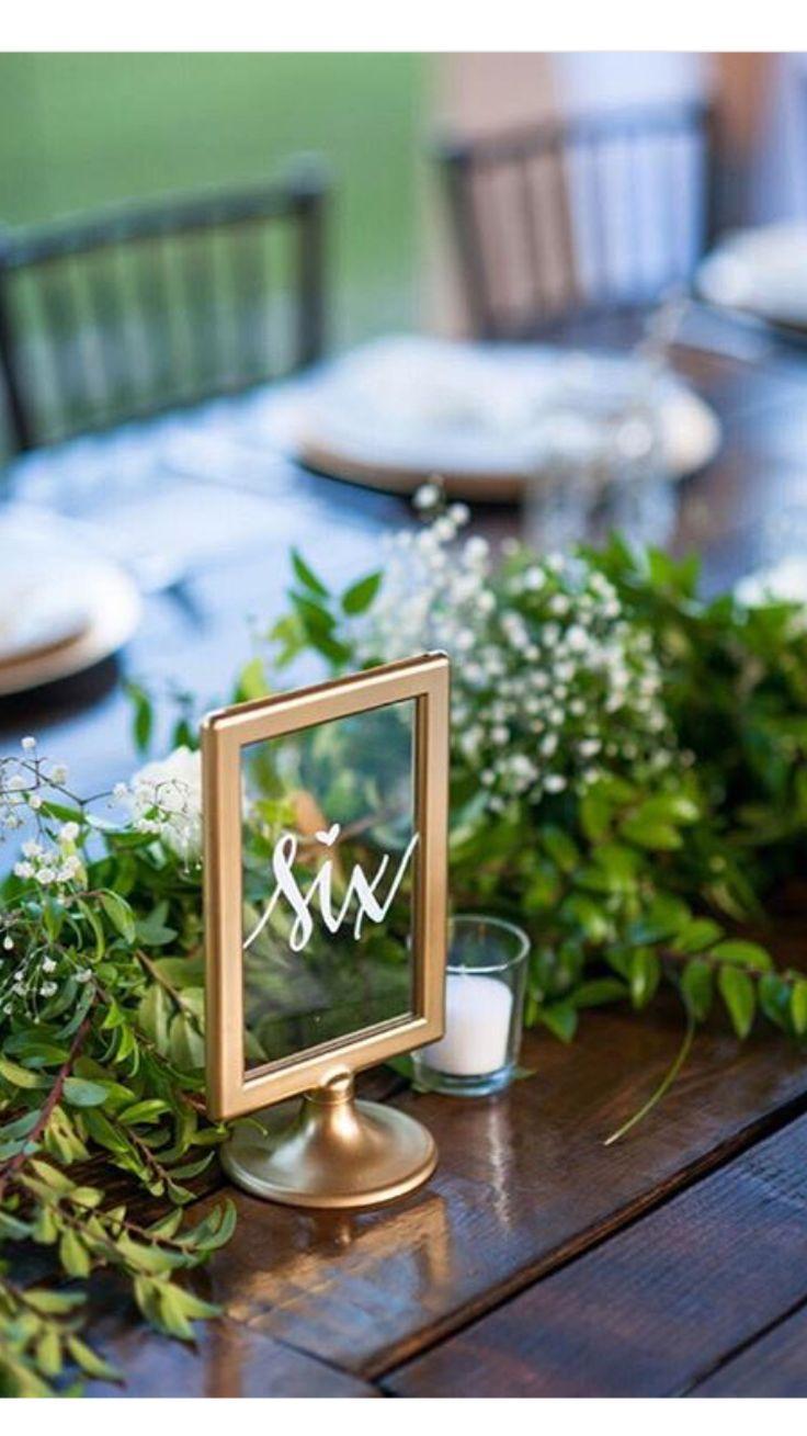 Mariage - Wedding Table Numbers