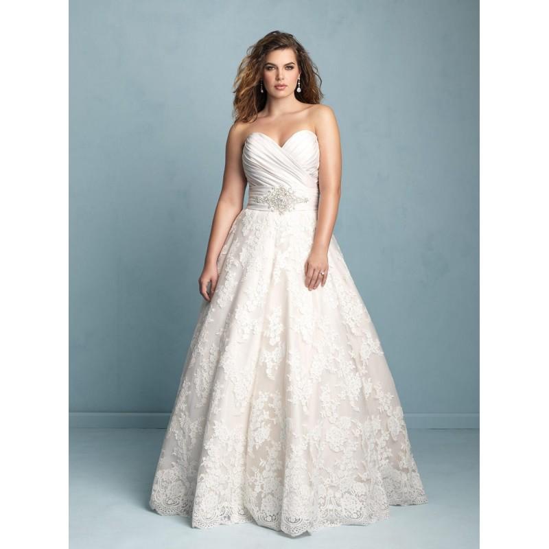 Hochzeit - Allure Bridal Women Size Colleciton W351 - Branded Bridal Gowns