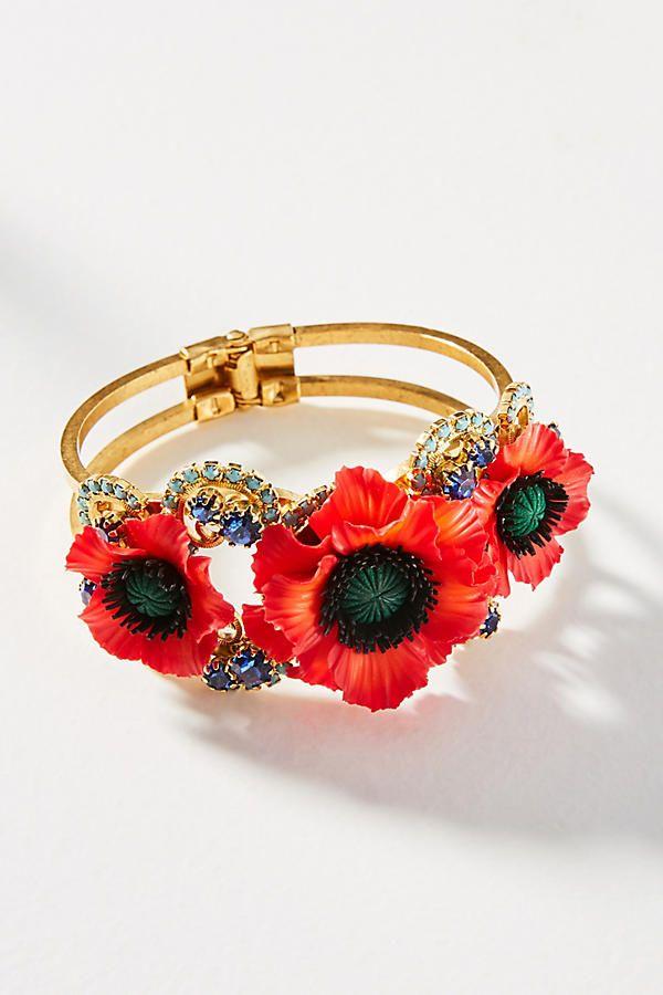 Свадьба - Poppy Cuff Bracelet