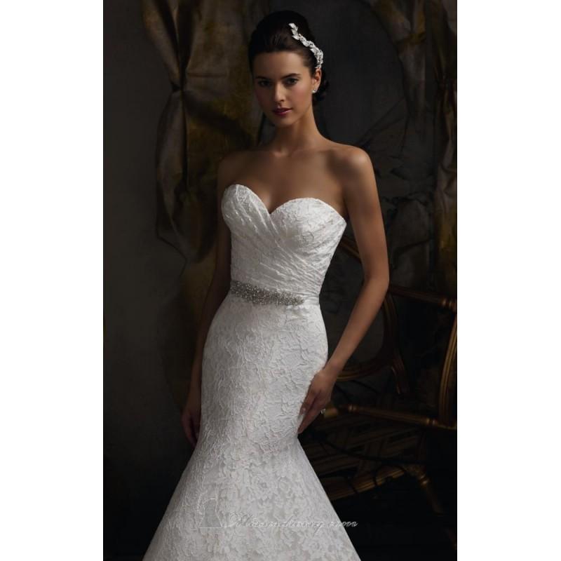 Hochzeit - Elegant Embroidered Lace by Blu by Mori Lee - Color Your Classy Wardrobe