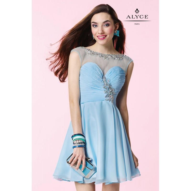 زفاف - Light Blue Alyce Paris Homecoming 3660 - Brand Wedding Store Online