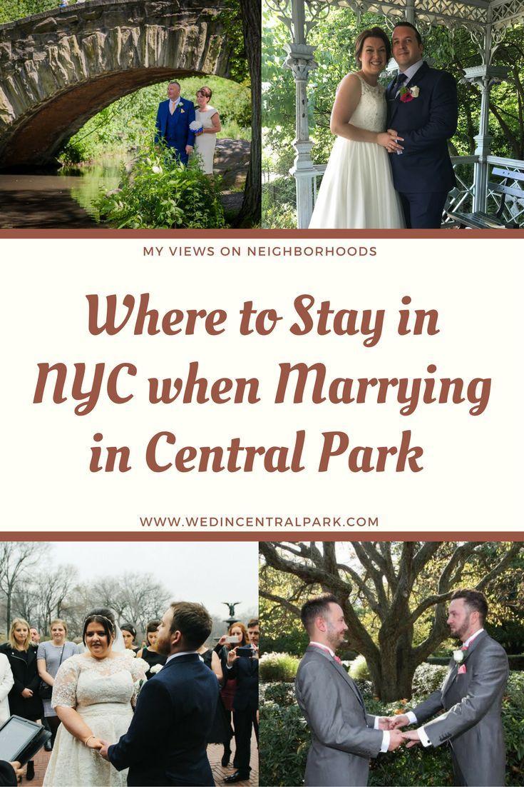 Hochzeit - Neighborhood Recommendations – My Suggestions On Where To Stay When You Get Married In Central Park, New York