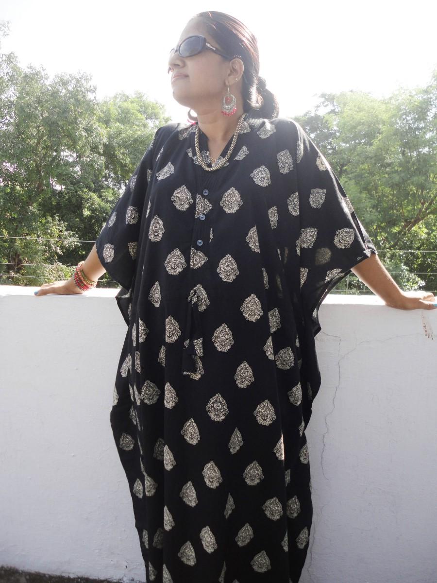 women's cotton caftans