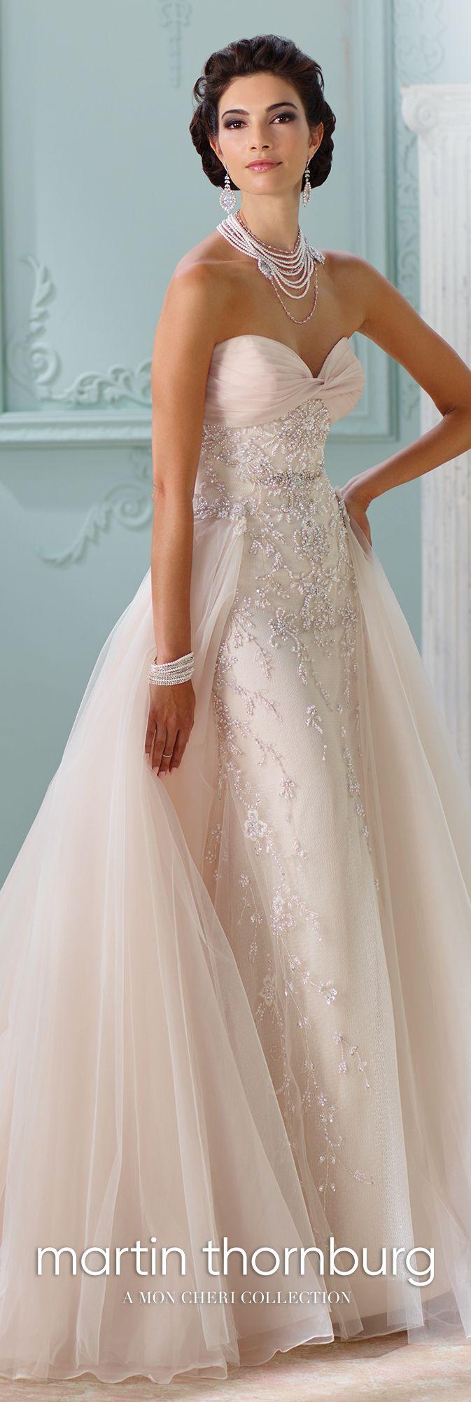 زفاف - Two-Piece Fit And Flare Embroidered Wedding Dress-116228 Edan