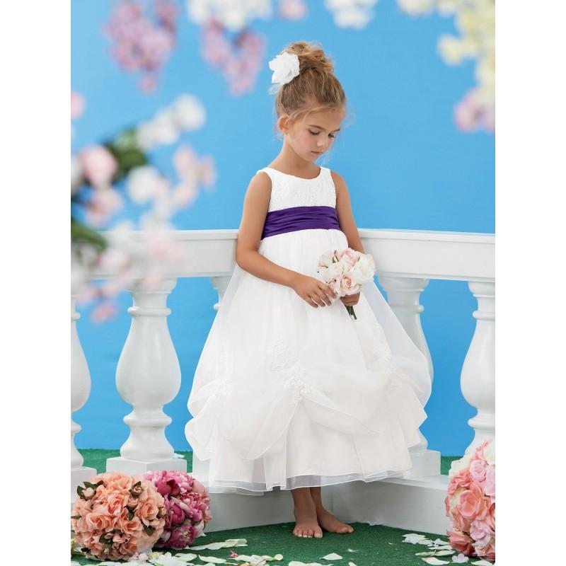 زفاف - Jordan Sweet Beginnings Flower Girl Dresses - Style L418 - Formal Day Dresses
