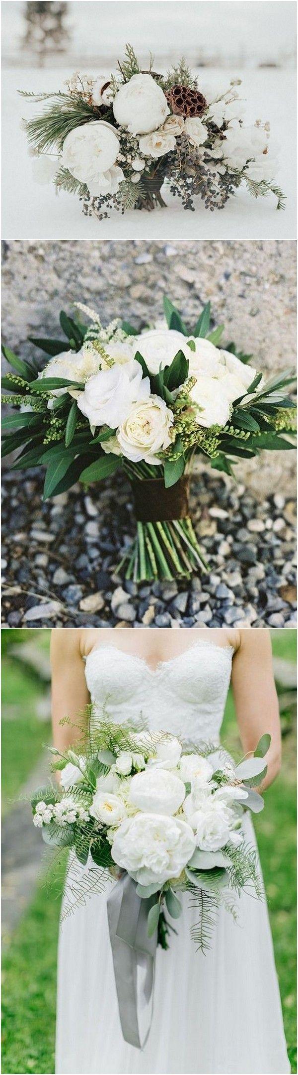 Hochzeit - 18 Charming Neutral Wedding Bouquets For 2018 Trends - Page 2 Of 2