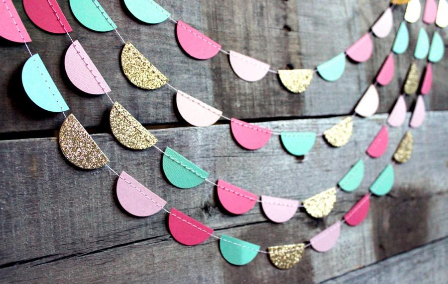Unicorn Backdrop Gold Mint Pink Garland Unicorn Backdrop
