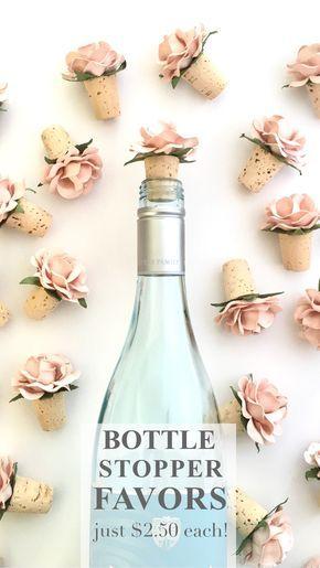 Hochzeit - Bottle Stopper Wedding Favors