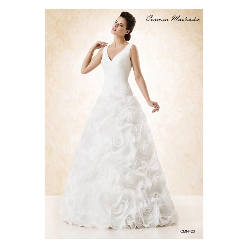 Свадьба - Vestido de novia de Carmen Machado Modelo CMN423 - Tienda nupcial con estilo del cordón